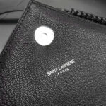YSL Classic Large Monogram Saint Laurent College Bag Black